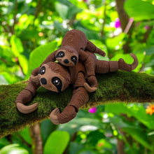 Load image into Gallery viewer, Larger (Hetty/Mum) Articulated 3D printed sloth fidget
